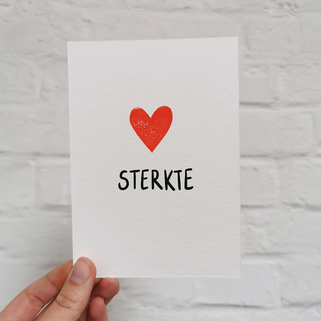 Sterkte - hartje